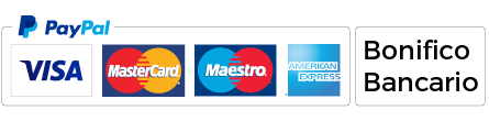 PayPal - MasterCard - Maestro - American Express
